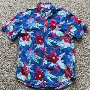Vineyard Vines Slim Fit Murray Button Down Hawaiian Shirt, Mens size Small